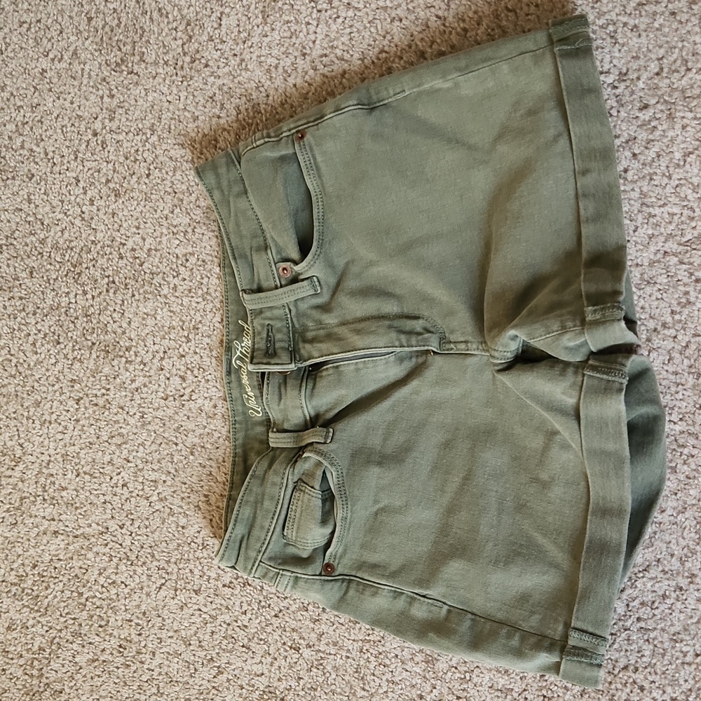target brand sage green shorts
